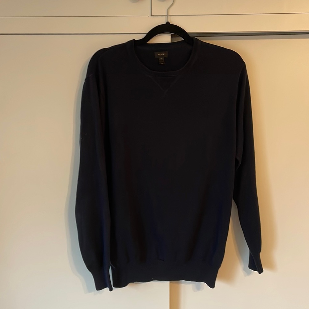 J. Crew Mens Navy Crewneck sweater